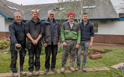 Hospiscare’s Searle House gets long‑awaited lawn transformation